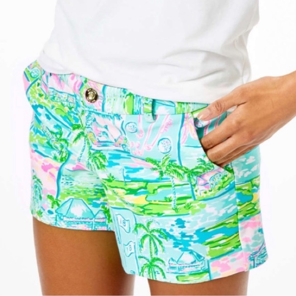 Lilly Pulitzer Pants - NWT Lilly Pulitzer Callahan Knit Short Honda Classic